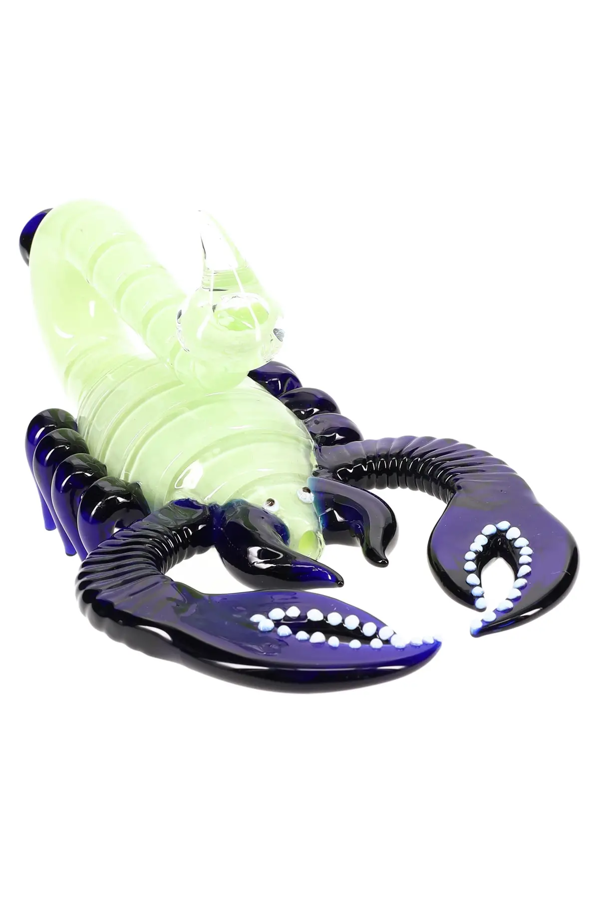 Colorful Frit Glass Scorpion Hand Pipe “Stinger” – 9″ – Assorted Colors 1