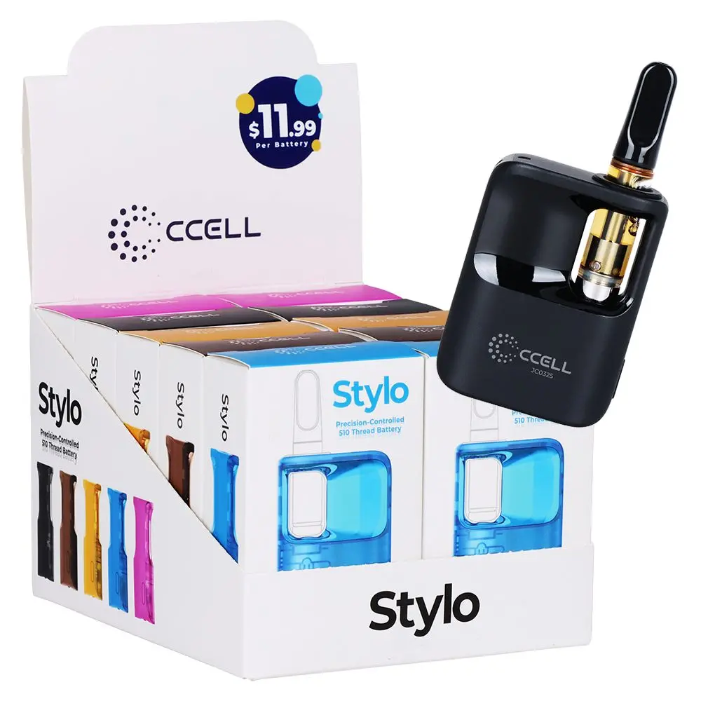 Ccell Stylo 510 Variable Voltage Vape Battery - 500Mah / 10Ct 1