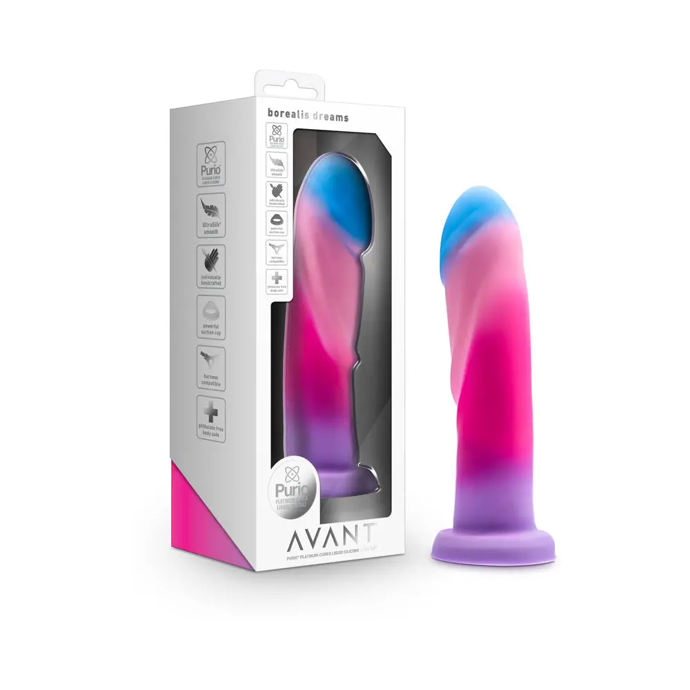 Avant Borealis Dreams 7.75 In. Dildo Cotton Candy 1