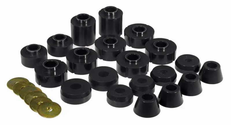 Prothane 80-96 Ford F100/350 2/4Wd Body Mount - Black 1