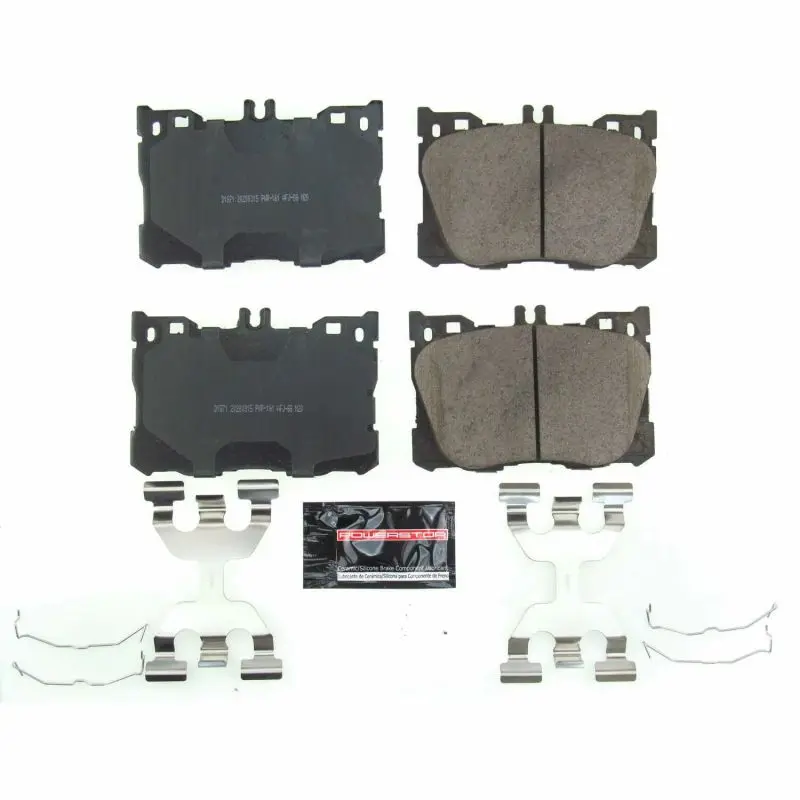 Power Stop 17-18 Mercedes-Benz C43 Amg Front Z23 Evolution Sport Brake Pads W/Hardware 1