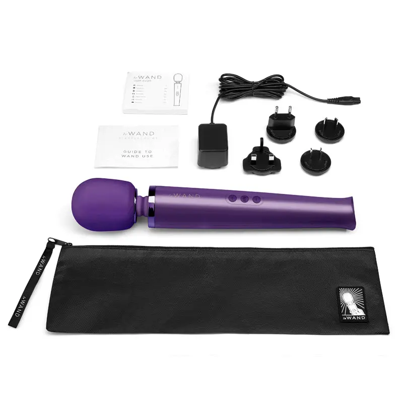 Le Wand Rechargeable Vibrating Massager Purple 1