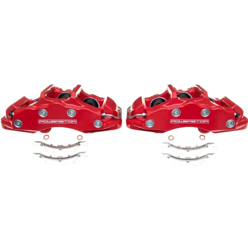 Power Stop 06-13 Chevrolet Corvette Front Red Calipers - Pair 1
