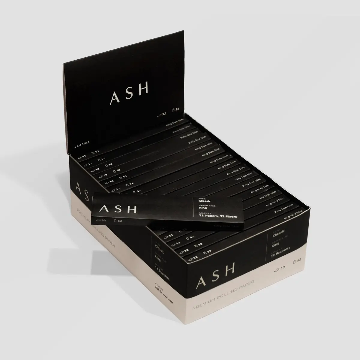 Ash Rolling Papers | King | Classic | Box 1