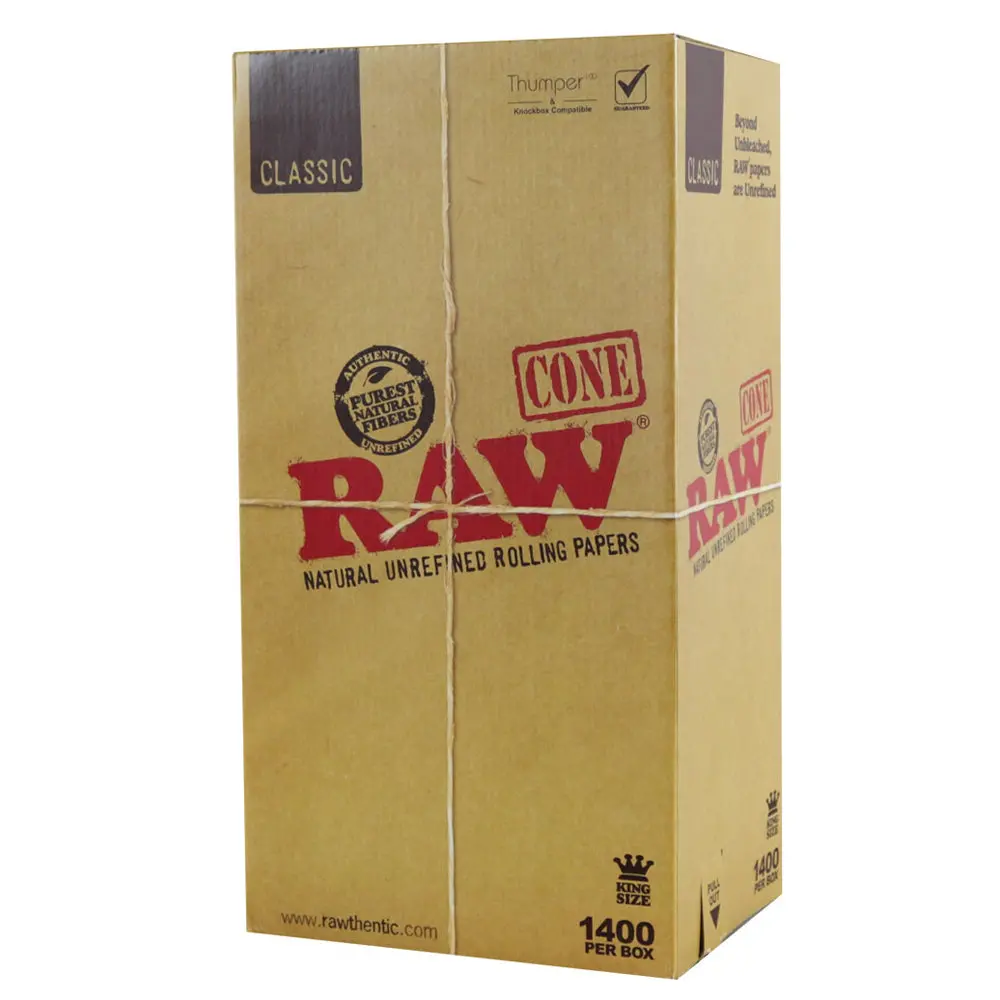 Raw Classic Cones | Kingsize | 1400Pc Bulk Box 1