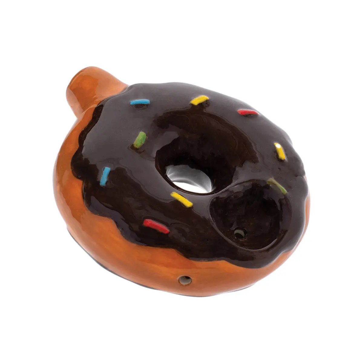 Wacky Bowlz Donut Ceramic Hand Pipe | 3.25" 1