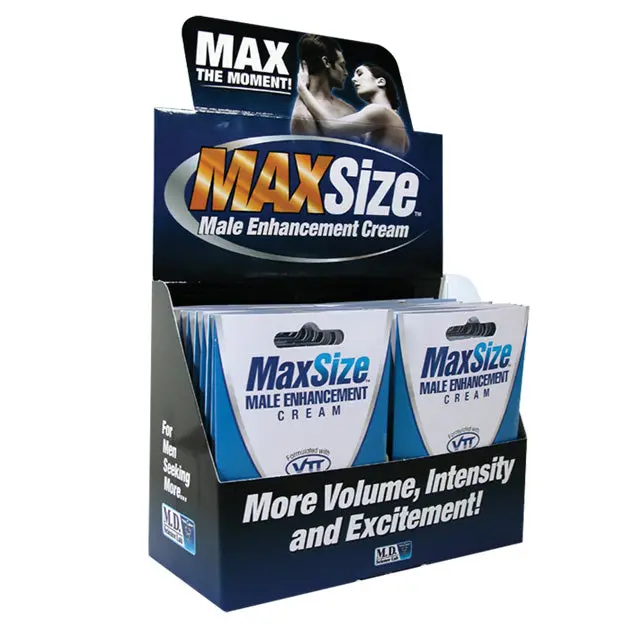 Maxsize Enhancement Cream 4 Ml Foil 24-Piece Display 1