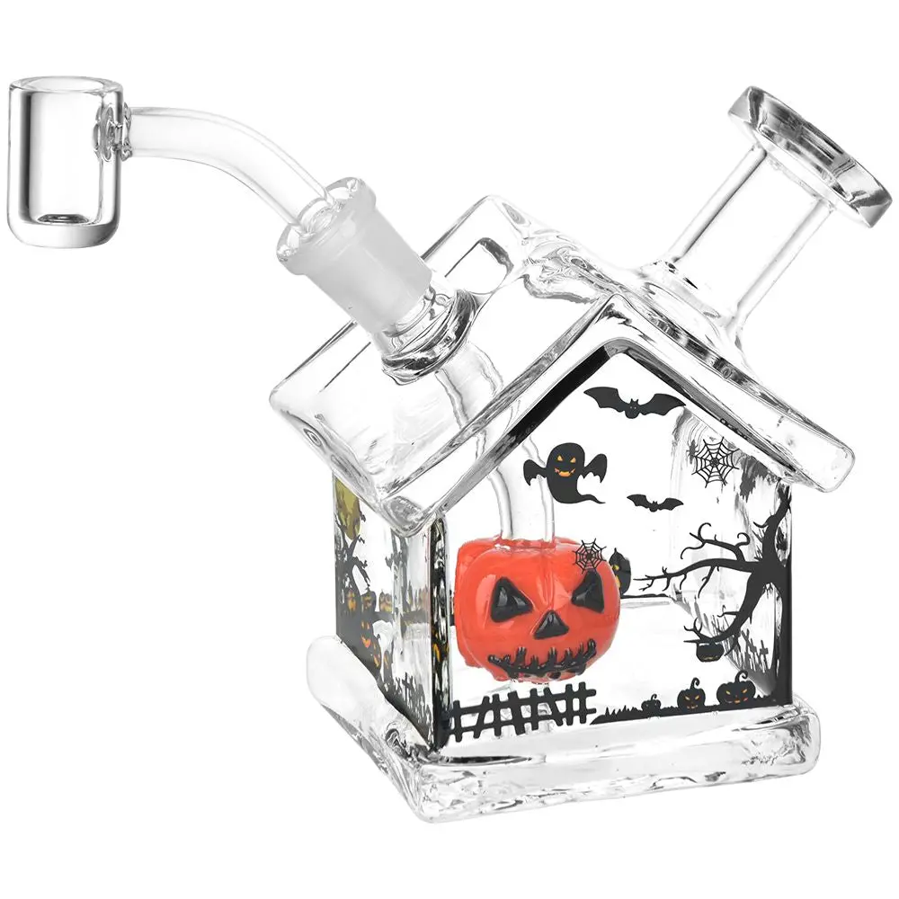 Halloween House Glass Dab Rig - 4.5" / 14Mm F 1