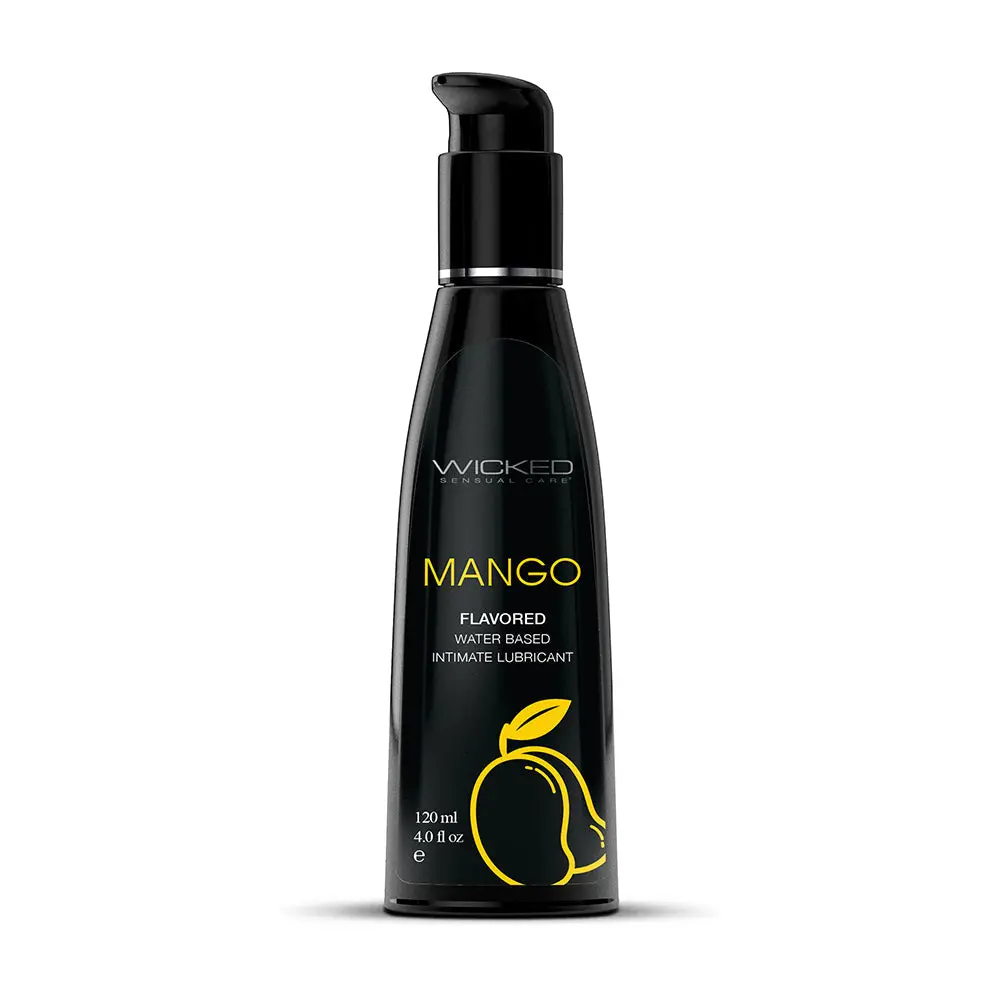 Wicked Aqua Mango Water-Based Lubricant 4 Oz. 1