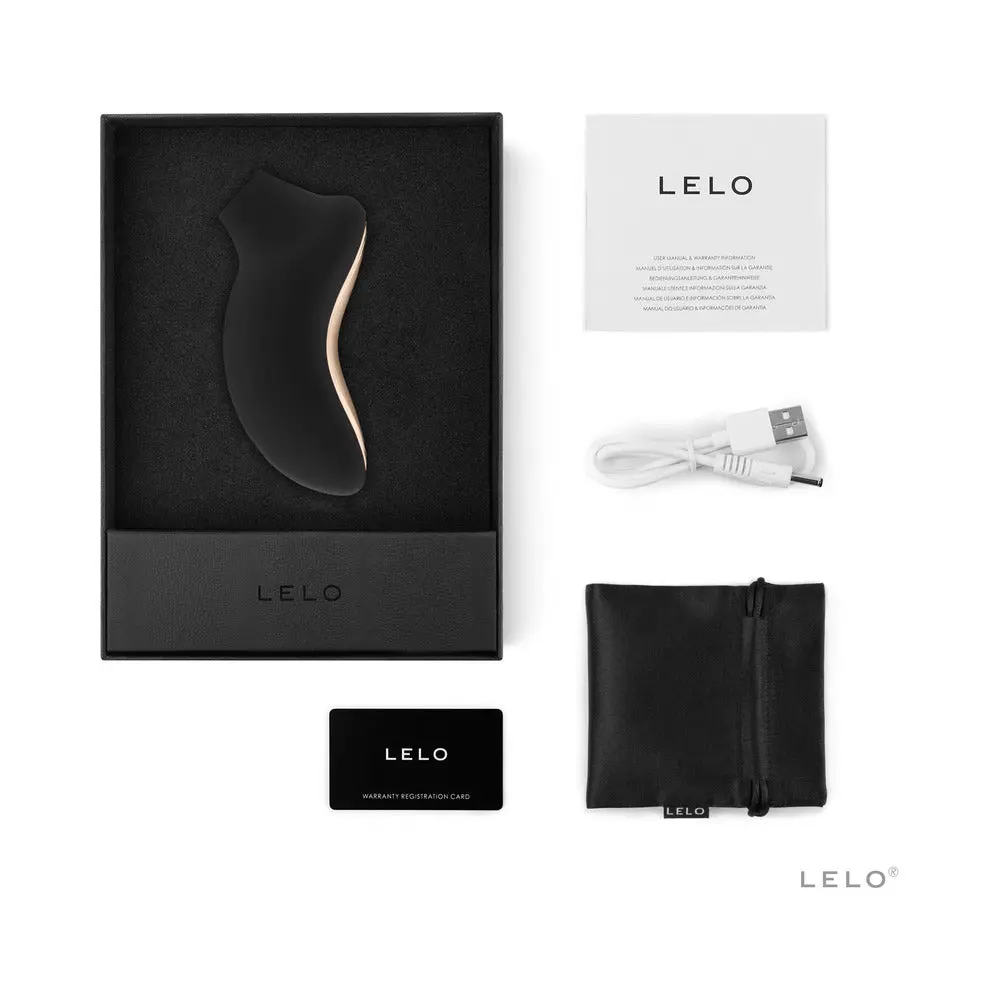 Lelo Sona 2 Rechargeable Clitoral Stimulator Black 1
