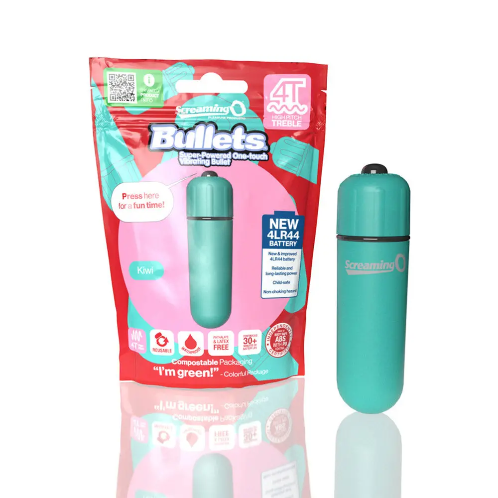 Screaming O 4T Bullet Vibrator Kiwi 1