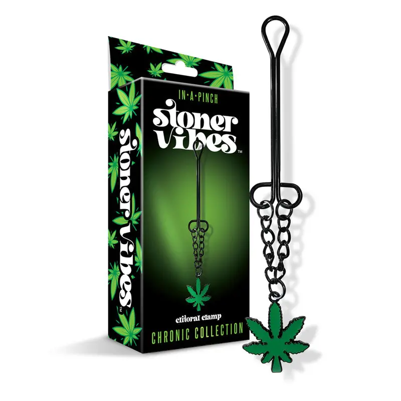 Stoner Vibes Chronic Collection Clitoral Clamp With Chain 1