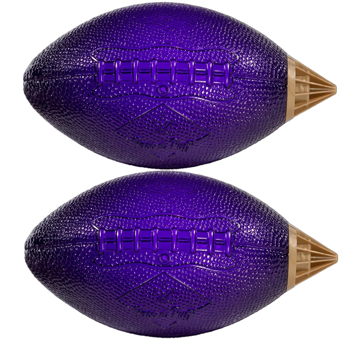 Authentic 2Pk Powerhitter Football Purple & Gold 1