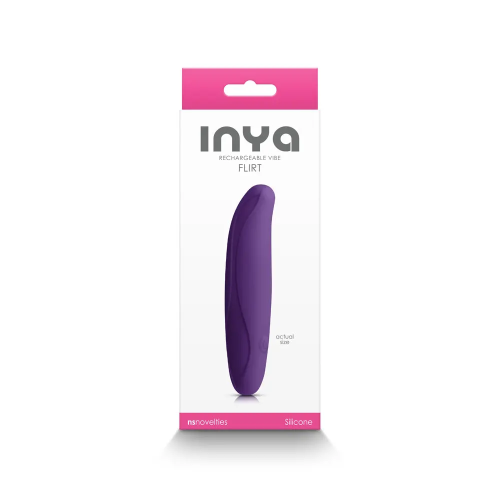 Inya Flirt Rechargeable Vibe Dark Purple 1