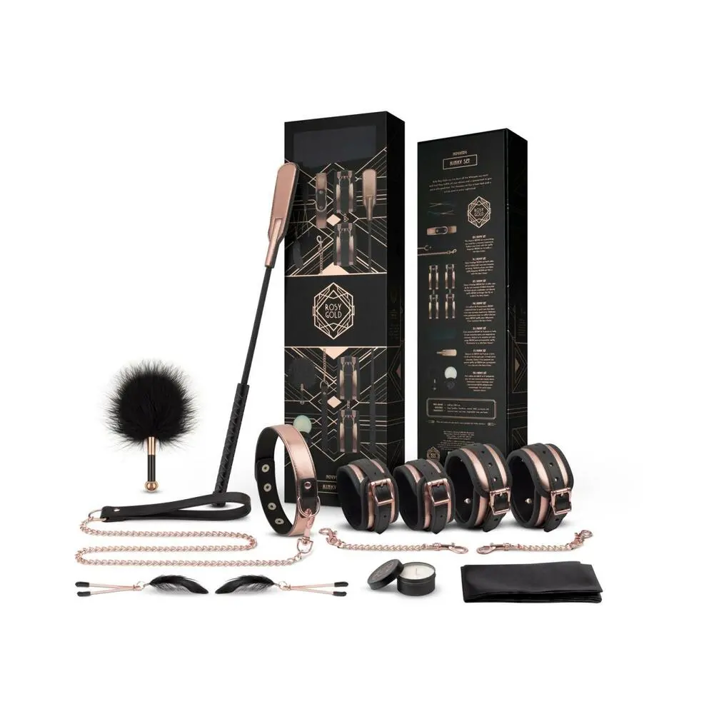 Rosy Gold Nouveau 9-Piece Bdsm Set 1