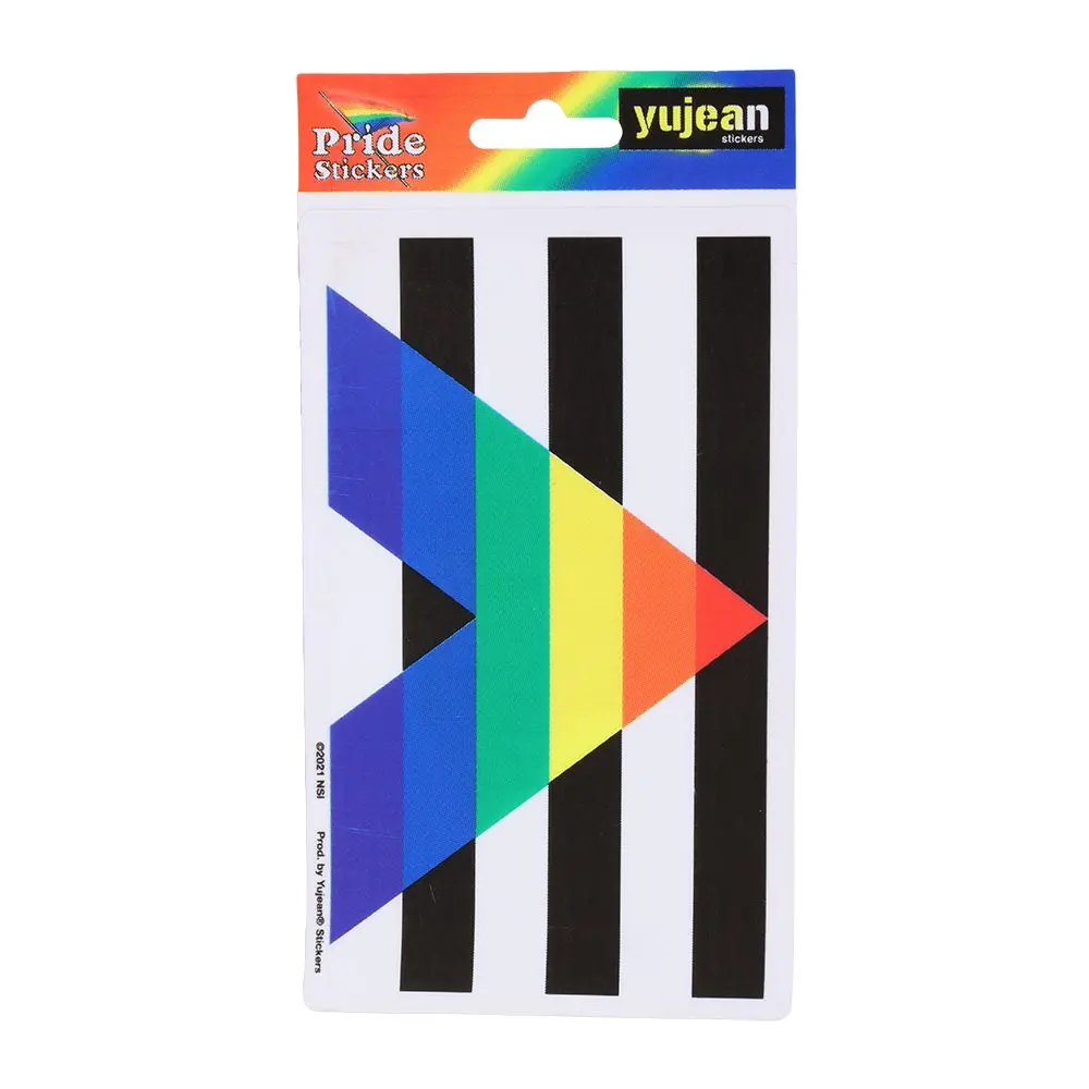 Lgbtq Ally Pride Flag Sticker - 5.25"X3.25" 1