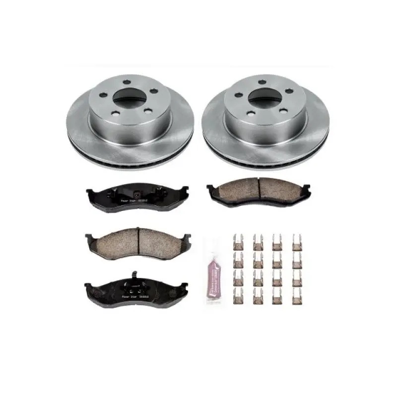 Power Stop 99-01 Jeep Cherokee Front Autospecialty Brake Kit 1