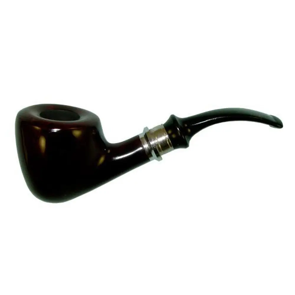 Pulsar Shire Pipes Half Bent Dublin Cherry Wood Tobacco Pipe - 5.5" 1