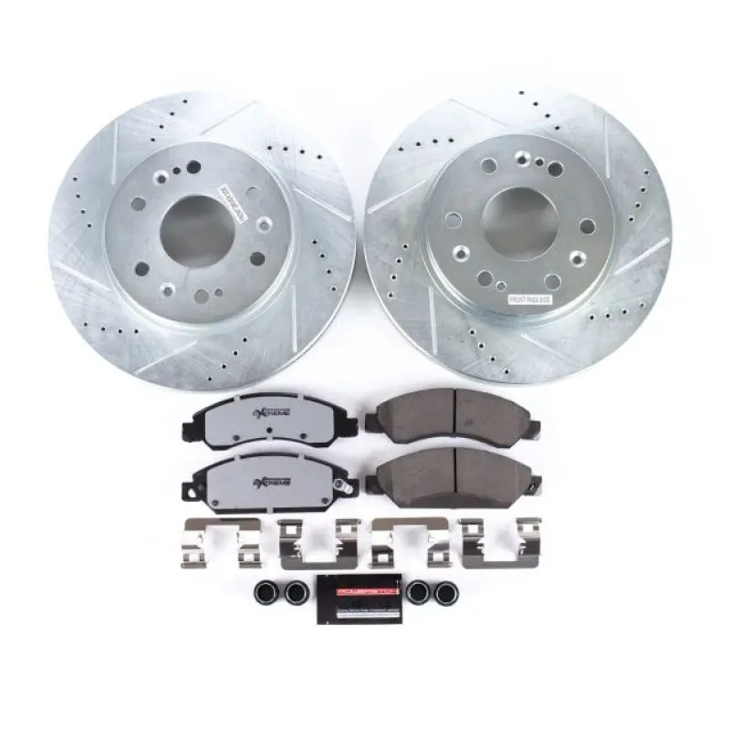 Power Stop 07-08 Cadillac Escalade Front Z36 Truck & Tow Brake Kit 1
