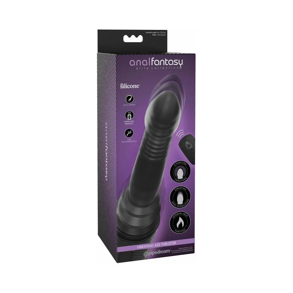 Pipedream Anal Fantasy Elite Collection Vibrating Ass Thruster Black 1