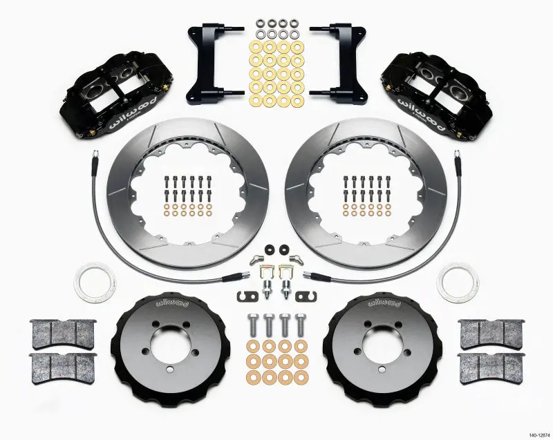 Wilwood Narrow Superlite 6R Front Hat Kit 13.06In 1999-2012 Subaru Wrx W/Lines 1