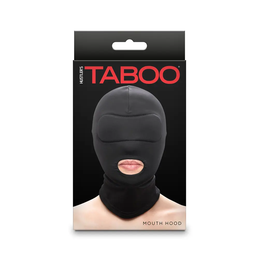 Hustler Taboo Mouth Hood Black 1