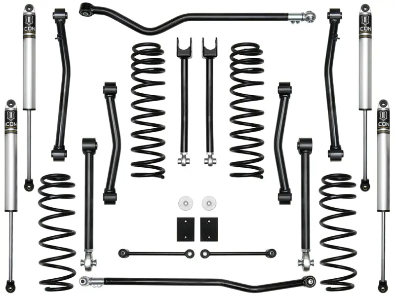 Icon 2018+ Jeep Wrangler Jl 2.5In Stage 4 Suspension System 1