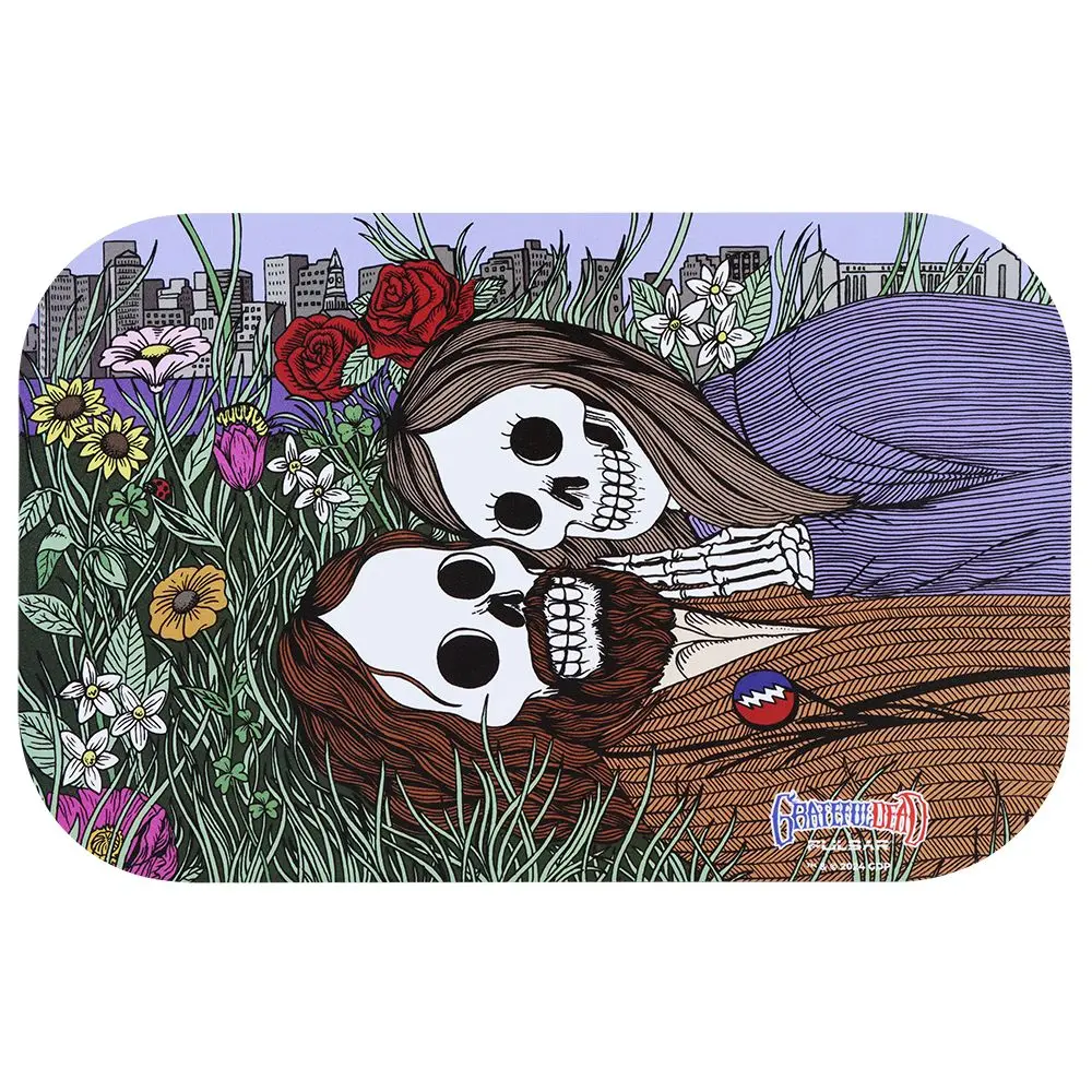 Grateful Dead X Pulsar Magnetic Rolling Tray Lid - Flower Couple / 11" X 7" 1