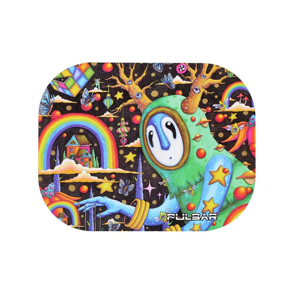 Pulsar Mini Magnetic Rolling Tray Lid - The World Was Mad / 7"X5.5" 1