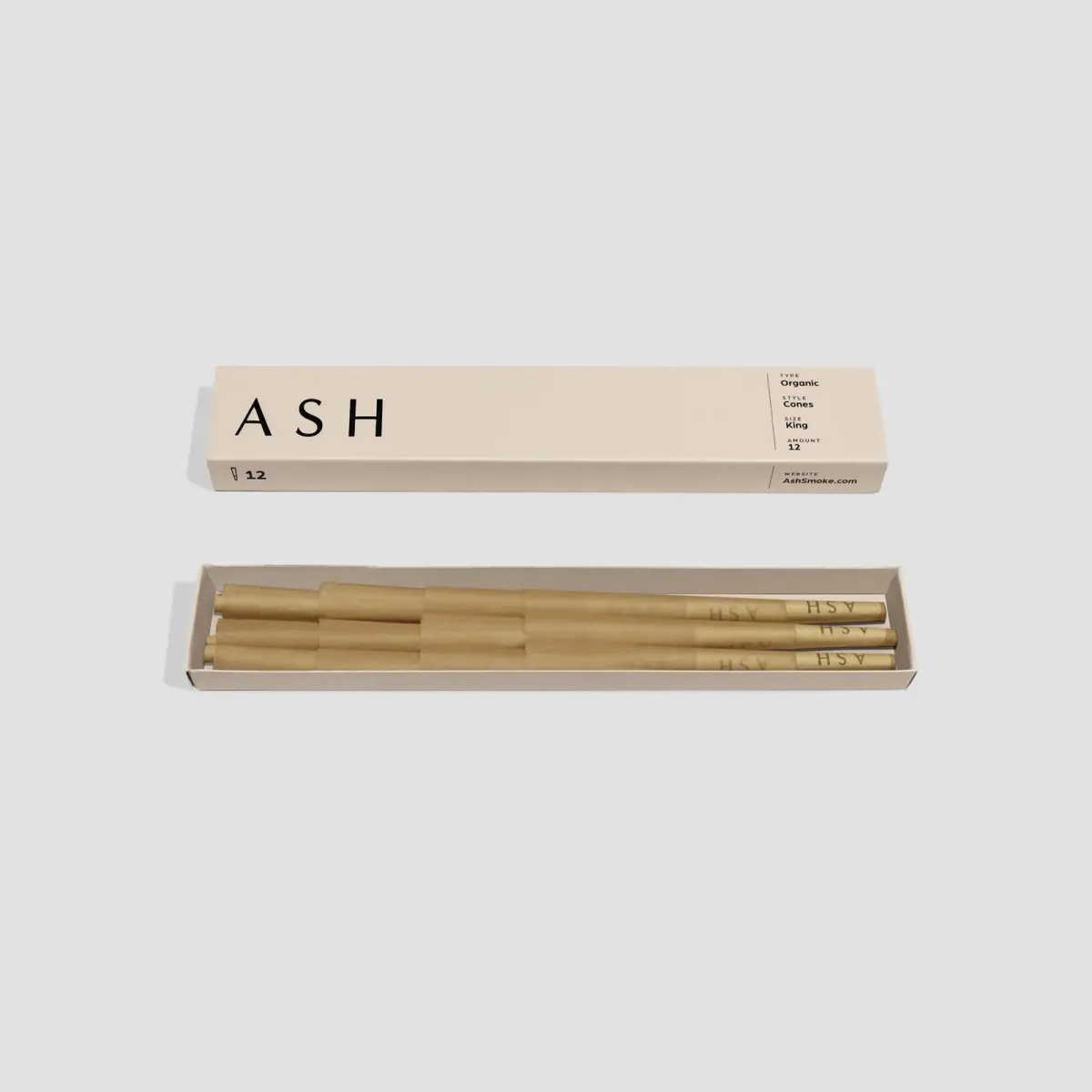 Ash Pre-Rolled Cones | Organic | 12 Count 1