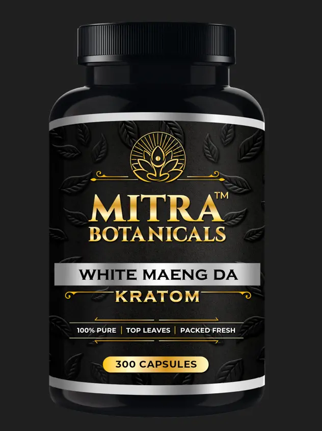 Mitra Botanicals White Maeng Da – Kratom (300 Capsules) 1