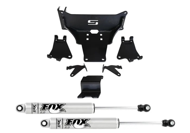 Superlift 05-22 F250/350 4Wd Dual Steering Stabilizer Kit W/ Fox 2.0 Shocks (No Lift Req) 1