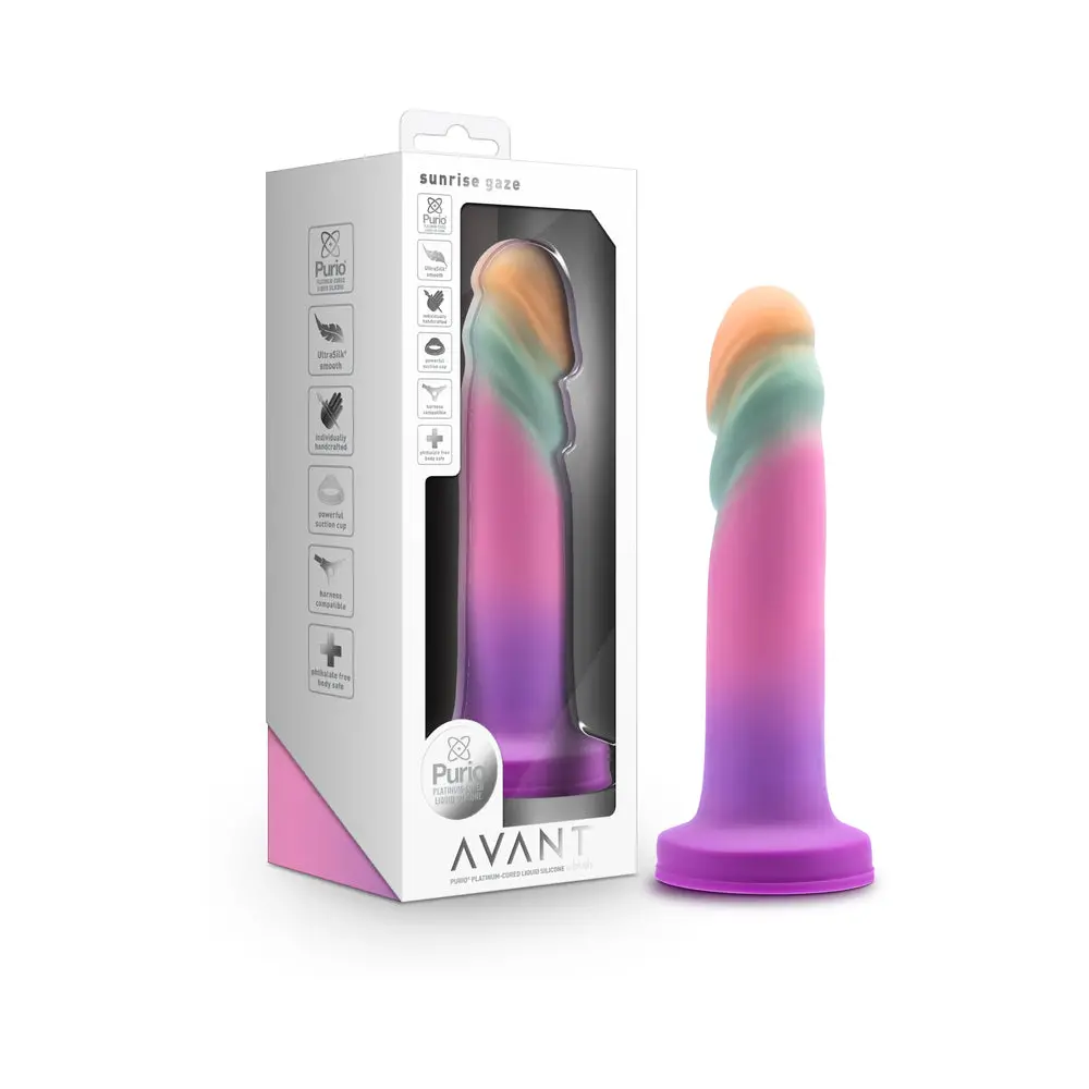 Avant Sunrise Gaze 7.5 In. Dildo Sherbet 1