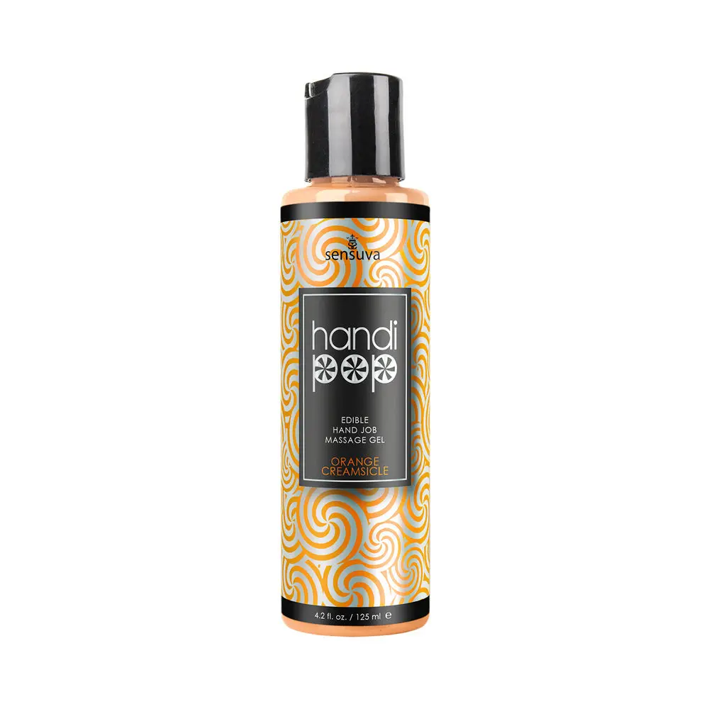 Sensuva Handipop Edible Massage Gel Orange Creamsicle 4.2 Oz. 1