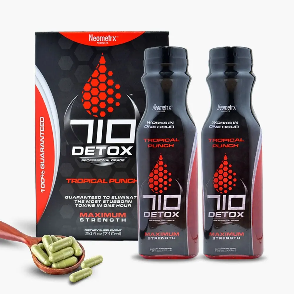 Pure Detox 710 Premium Kit (2 - 12Oz + 6 Caps) - Tropical Punch 1