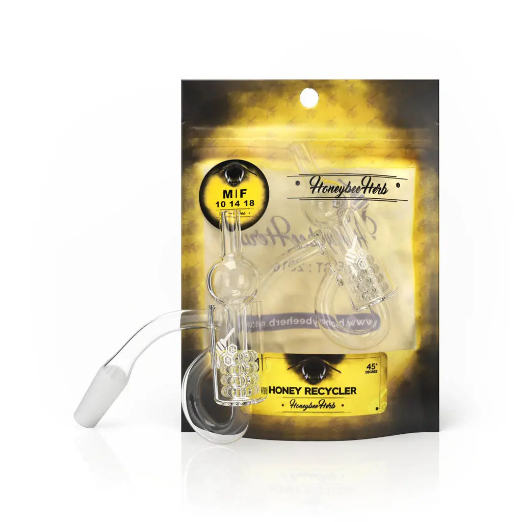 Honey Recycler Quartz Banger - 45° Degree | Yl 3