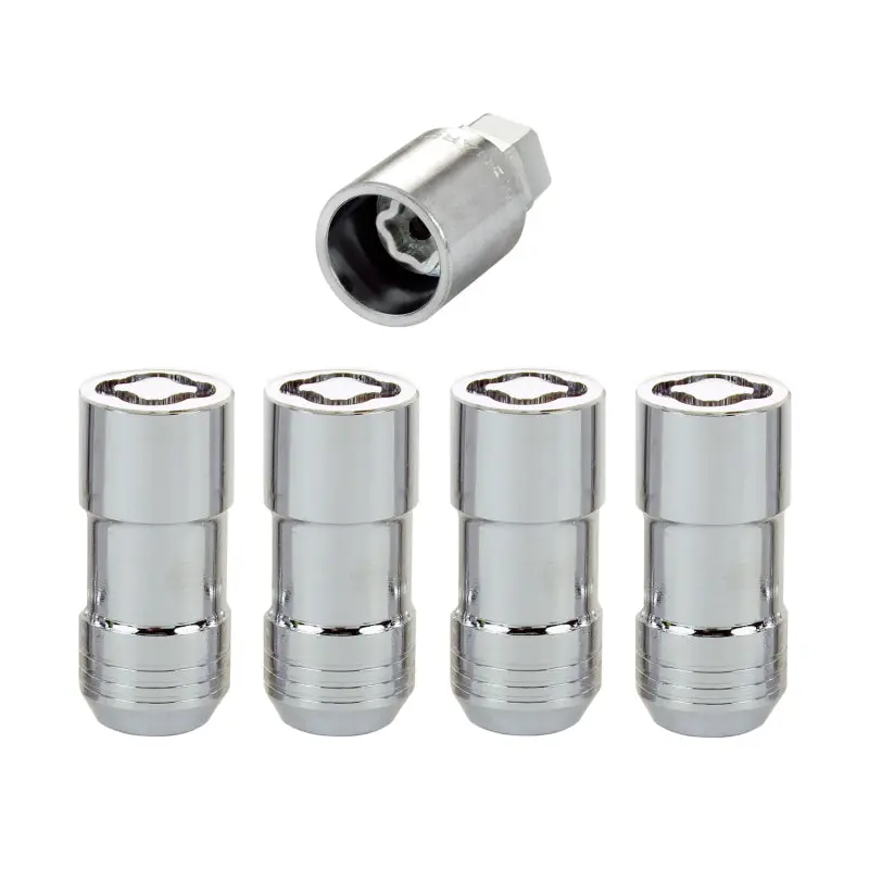 Mcgard Wheel Lock Nut Set - 4Pk. (Cone Seat) M14x1.5 / 21Mm & 22Mm Dual Hex / 1.965In. L - Chrome 1