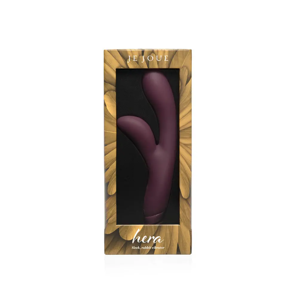 Je Joue Hera Rechargeable Silicone Rabbit Vibrator Purple 1