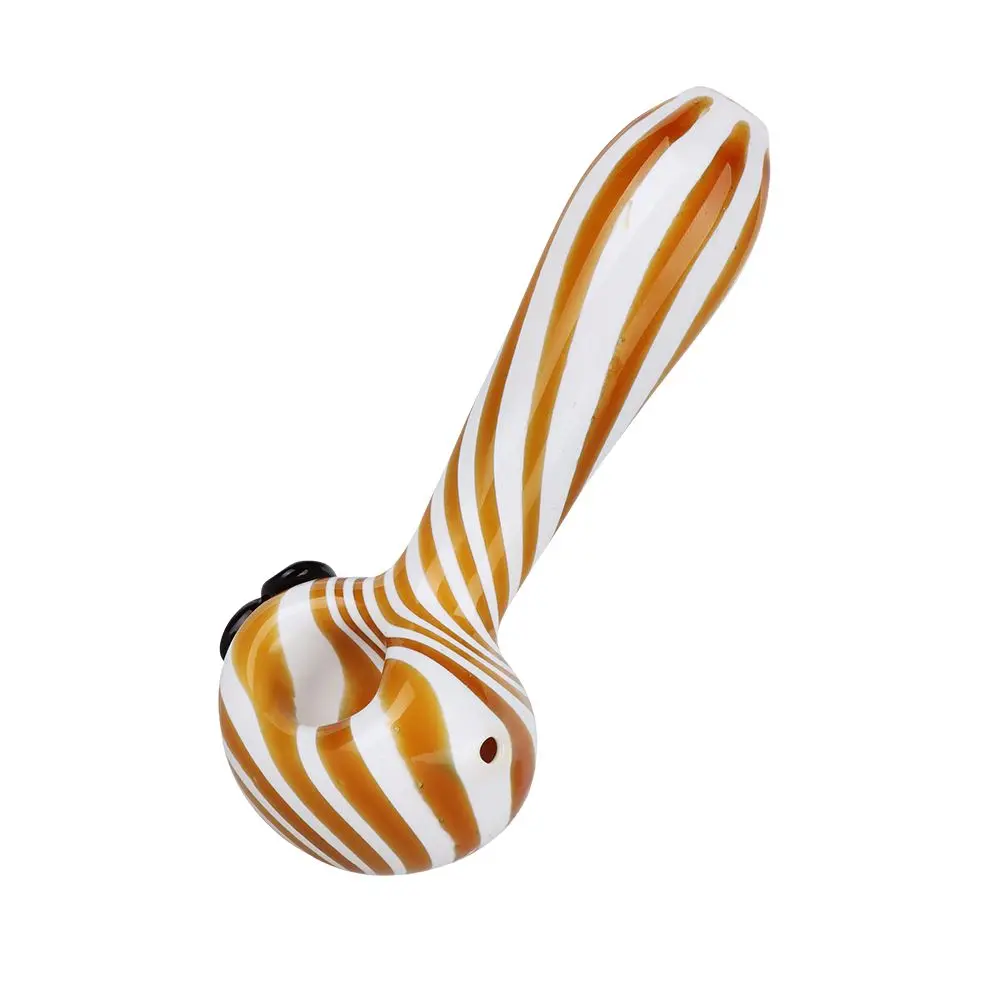 Vortex Of The Heart Glass Spoon Pipe - 5" / Colors Vary 2