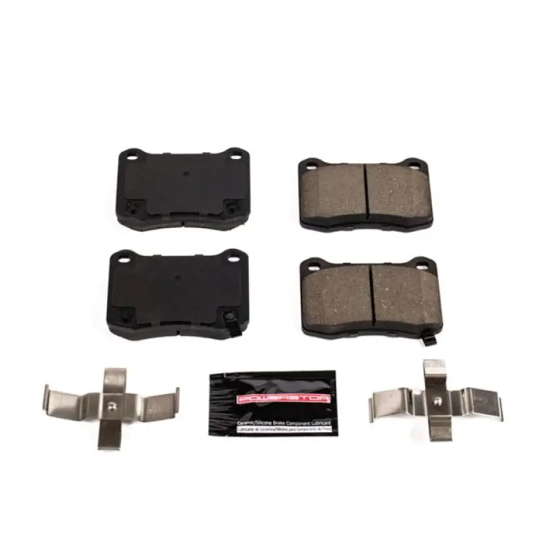 Power Stop 08-14 Lexus Is F Rear Z23 Evolution Sport Brake Pads W/Hardware 1