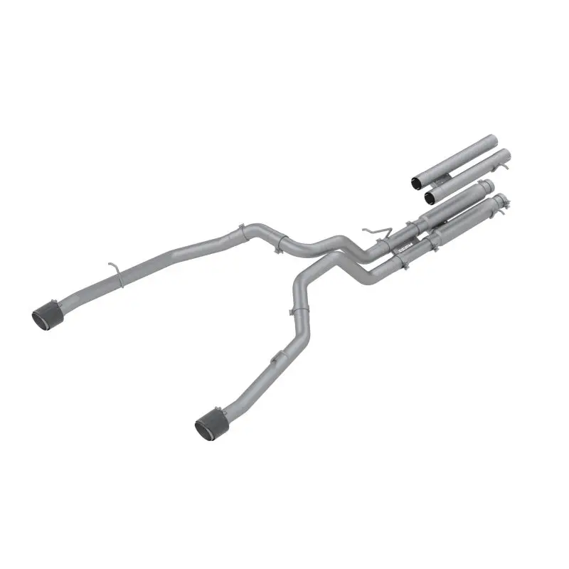Mbrp 2021 Ram Trx 6.2 S/C 3In Catback Dual Rear Carbon Fiber Tips(Race)- T304 1