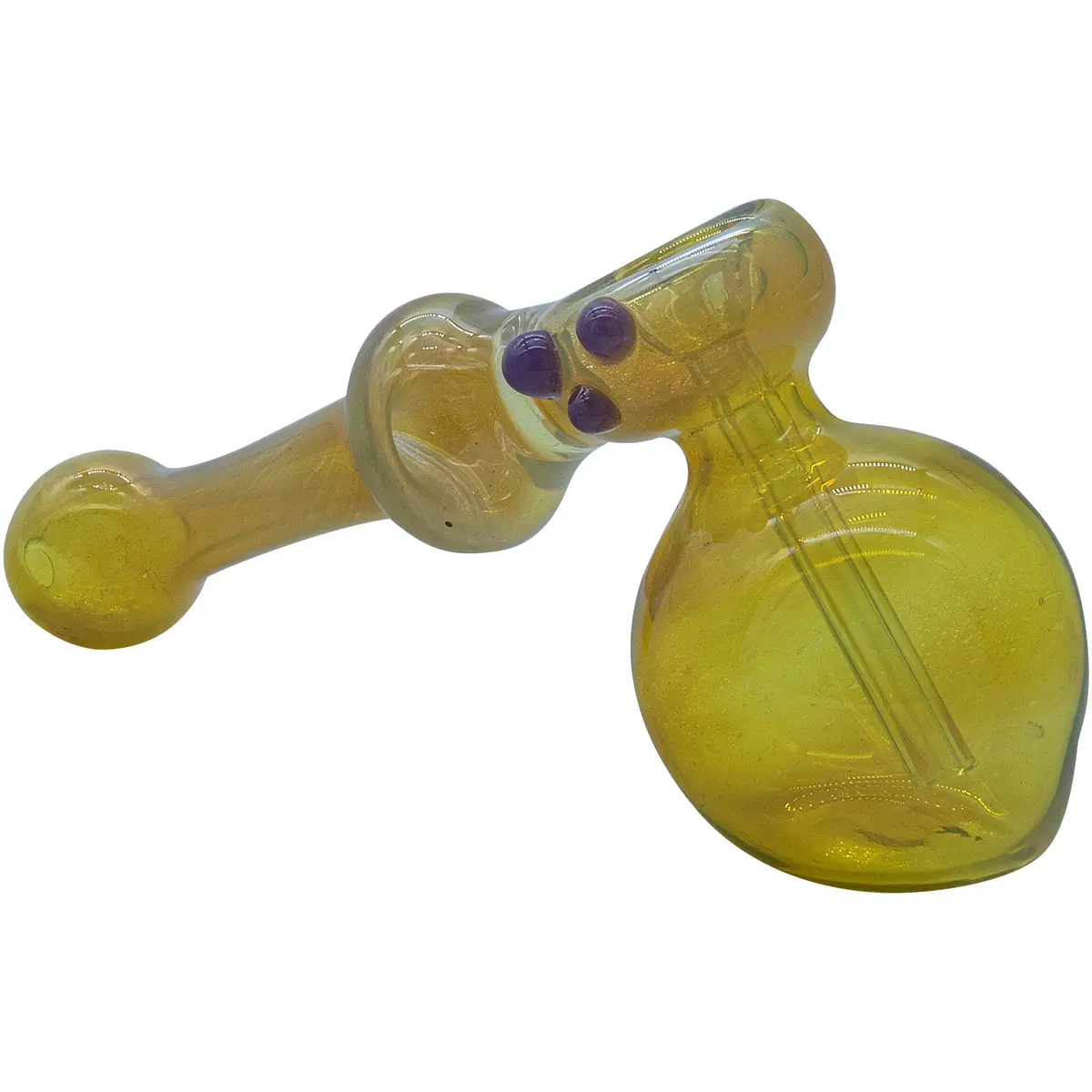 La Pipes "Silver Hammer" Fumed Hammer Bubbler Pipe (Various Colors) 1