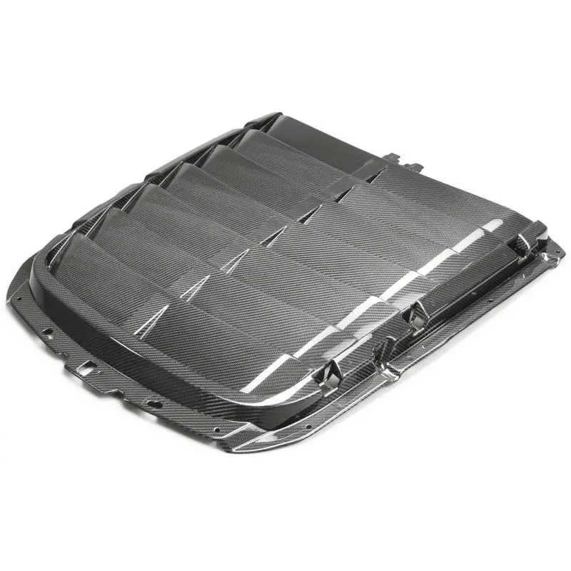 Ford Racing 20-22 Mustang Gt500 Carbon Fiber Hood Vent Kit 1