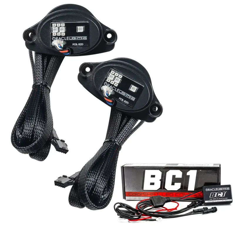 Oracle 20-21 Chevy Corvette C8 Rgb+A Headlight Drl  Kit - Colorshift W/ Bc1 Controller See Warranty 1