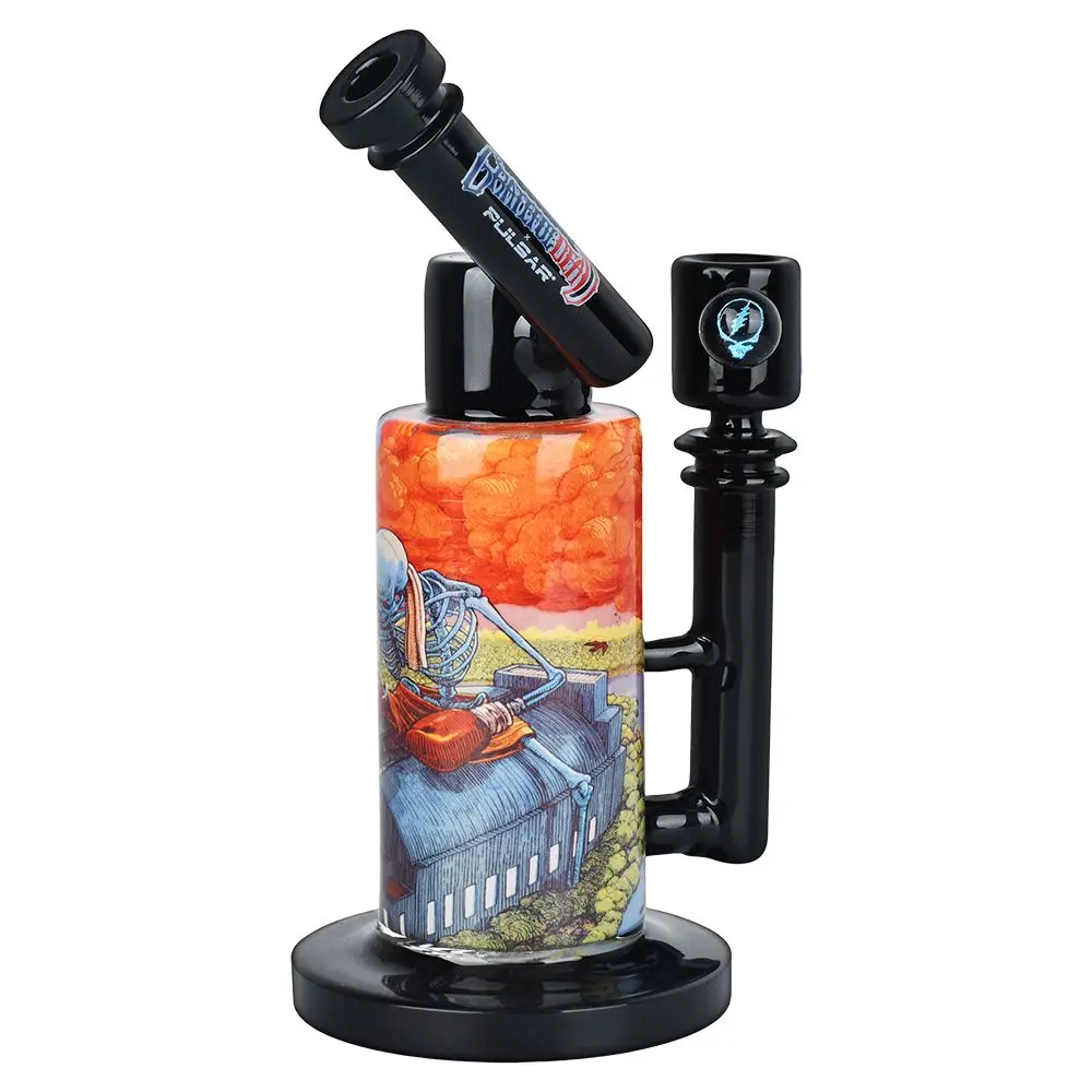 Grateful Dead X Pulsar Inside Print Water Pipe - 8.5" / 14Mm F / Boxer 1