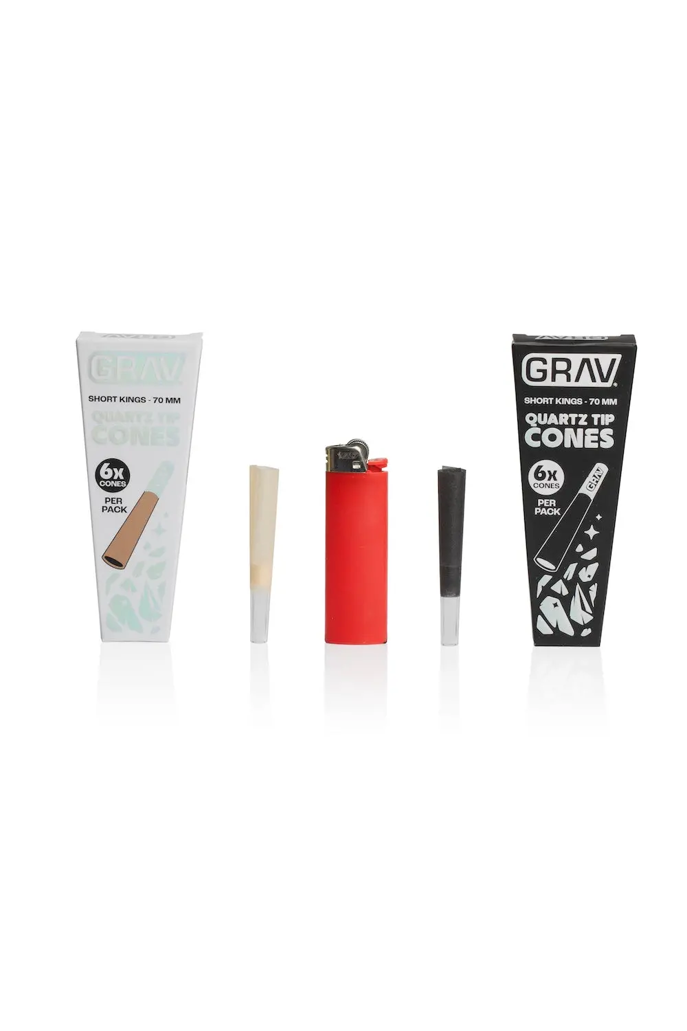 Grav® Short Kings Quartz Tip Cones 1