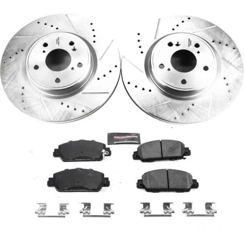 Power Stop 18-19 Honda Accord Front Z23 Evolution Sport Brake Kit 1