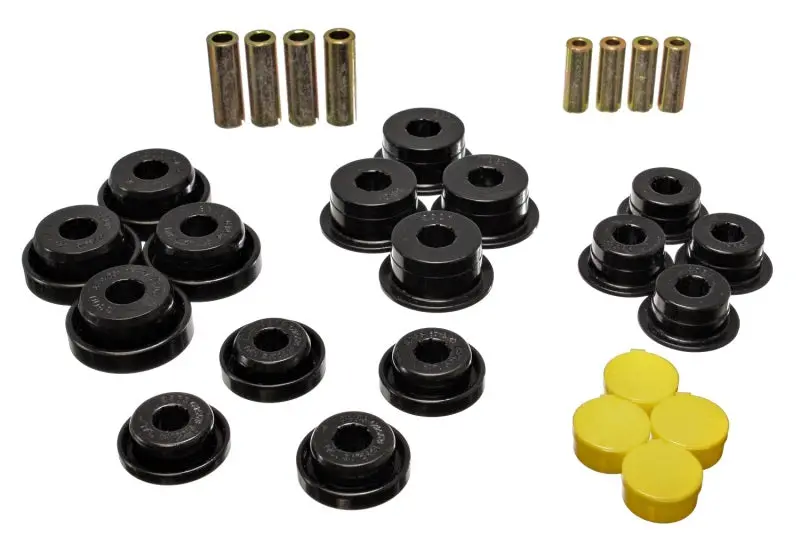 Energy Suspension 97-06 Jeep Wrangler Tj/Yj Black Front Control Arm Bushings (Must Reuse Oem Outer S 1