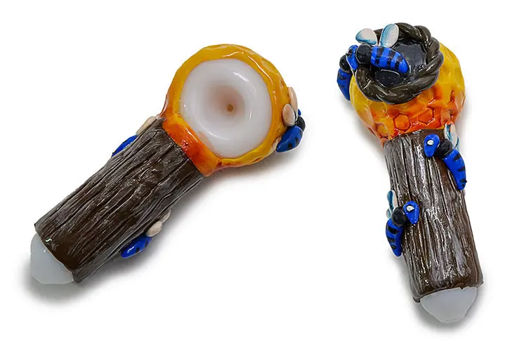 Clay Honeycomb Handpipe 1