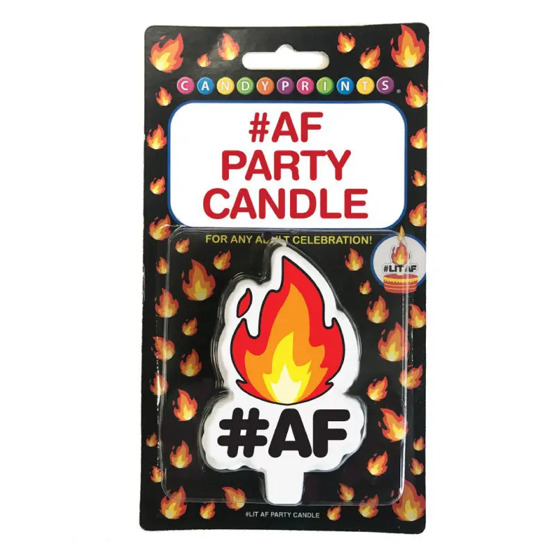 Hashtag Af Party Candle 1